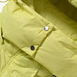 Chaqueta cálida de invierno esencial con diseño de cuello plegable para protección urbana Uso de transporte público Tipo de procesamiento de punto - Product Image 3