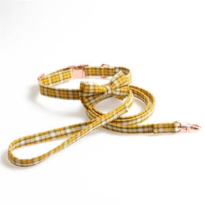 Hochwertiges verstellbares Hunde halsband für Haustier leine mit abnehmbarem Bowknot und Metalls chnalle - Product Image 6
