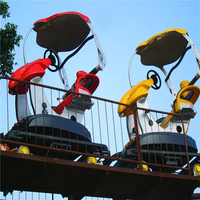 Manèges de parc d'attractions : Space Walk, Sky Bike, jeux électriques amusants