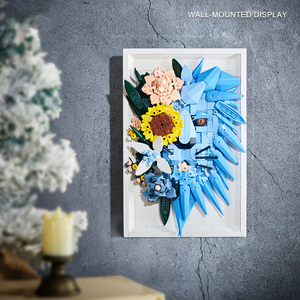 DK DIY - Juego <span class=keywords><strong>de</strong></span> Bloques <span class=keywords><strong>de</strong></span> Construcción para Colgar en la Pared, León, Animales, Flores, Marco <span class=keywords><strong>de</strong></span> <span class=keywords><strong>Fotos</strong></span>, <span class=keywords><strong>Juguetes</strong></span> para Niños, Bloques <span class=keywords><strong>de</strong></span> Construcción <span class=keywords><strong>de</strong></span> Partículas Pequeñas - Product Image 2