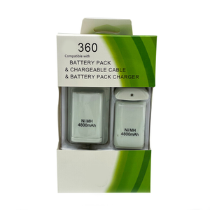 Bộ Pin Sạc 4800MAh Và Bộ Cáp Sạc Cho Bộ Điều Khiển <span class=keywords><strong>Xbox</strong></span> <span class=keywords><strong>360</strong></span> Bộ Sạc USB Bộ Pin - Product Image 6