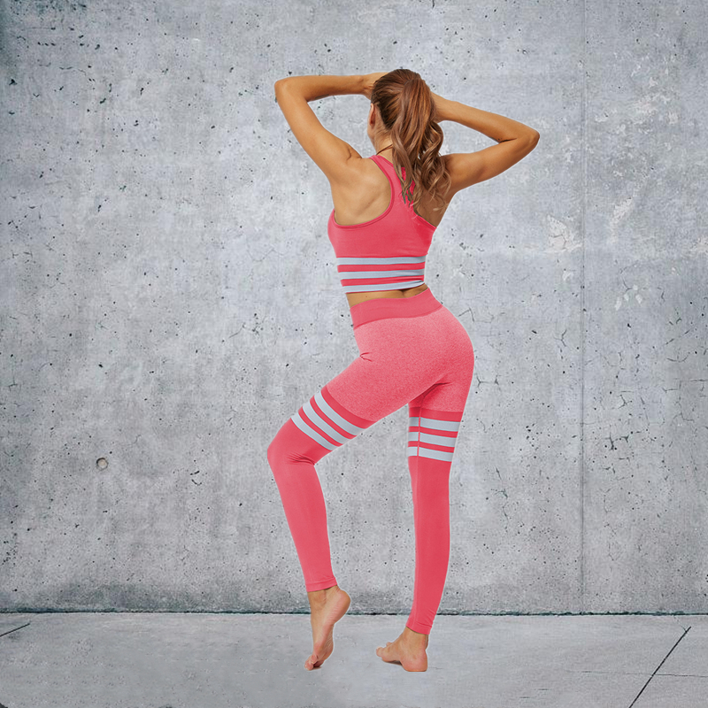 HOT 10 colors Fashion Modern Breathable Workout Clothing Popular Women Active Wear Yoga Set hygroscopic