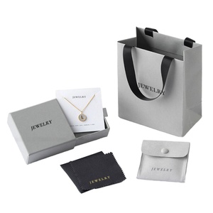 Recyclable Wholesale Necklace Pendant Earrings <b>Rings</b> Bracelet Sliding Jewelry Gift <b>Box</b> Packaging Drawer <b>Box</b> - Product Image 2