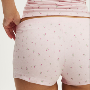 Ensemble pyjama camisole fleuri populaire, taille élastique ajustée, tenue de nuit quotidienne <span class=keywords><strong>pour</strong></span> femme, doux et confortable - Product Image 2