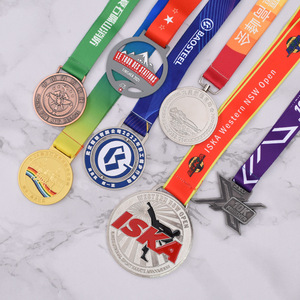 Medallas Metálicas Personalizadas con Impresión UV Creativa, <span class=keywords><strong>Placas</strong></span> Gráficas Deportivas en Oro, Plata y Cobre - Product Image 2