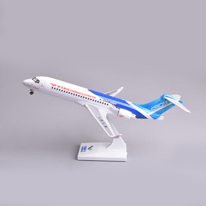 Modelo de Avión de Resina Pintado a Mano, Duradero, de 30 cm, ARJ <span class=keywords><strong>COMAC</strong></span> EXPRESS, Juguete para Regalo del Día de San Valentín - Product Image 3