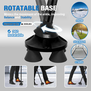 Taşınabilir Hafif Baston Ayarlanabilir Yükseklik Katlanabilir <span class=keywords><strong>LED</strong></span> Işıklı Alüminyum Alaşımlı Yürüme Bastonu Yaşlılar Yetişkinler Erkekler ve Kadınlar için - Product Image 4