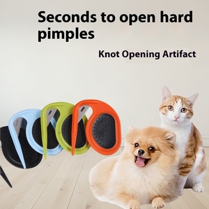 Pet Shop Dog Hair districante pettine Pet nodo lama di rimozione, spazzola per la <span class=keywords><strong>toelettatura</strong></span> del gatto, strumento di soluzione del nodo per animali domestici - Product Image 4