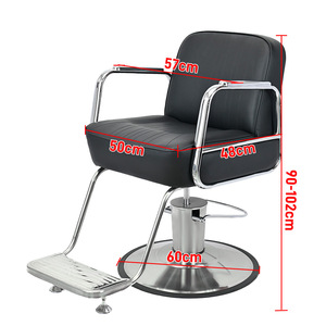 Internet Celebrity High-end Leather Hair Salon <b>Chair</b> with 360 Degree Swivel and Lifting Function Modern Design - Product Image 5