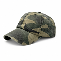 Casquette de baseball vintage en coton lavé, motif camouflage Dobby, respirante, imperméable, style Dad Hat, avec boucle métallique réglable, pour activités sportives en extérieur