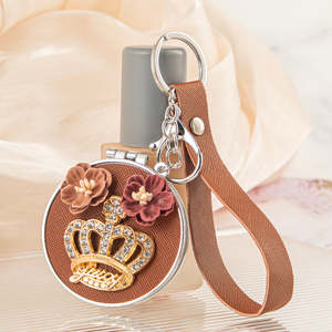 Camellia Flower Compact <b>Mirror</b> Keychain Double Sided Folding Makeup <b>Mirror</b> Portable Pocket 95% Reflectivity Round Compact <b>Mirror</b> - Product Image 5