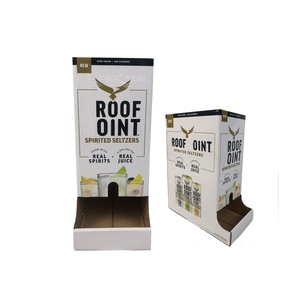 Exhibidores de Bebidas Plegables Personalizados para Punto de Venta, Exhibidores de Cartón Corrugado PDQ para Mostrador de Bebidas - Product Image 5