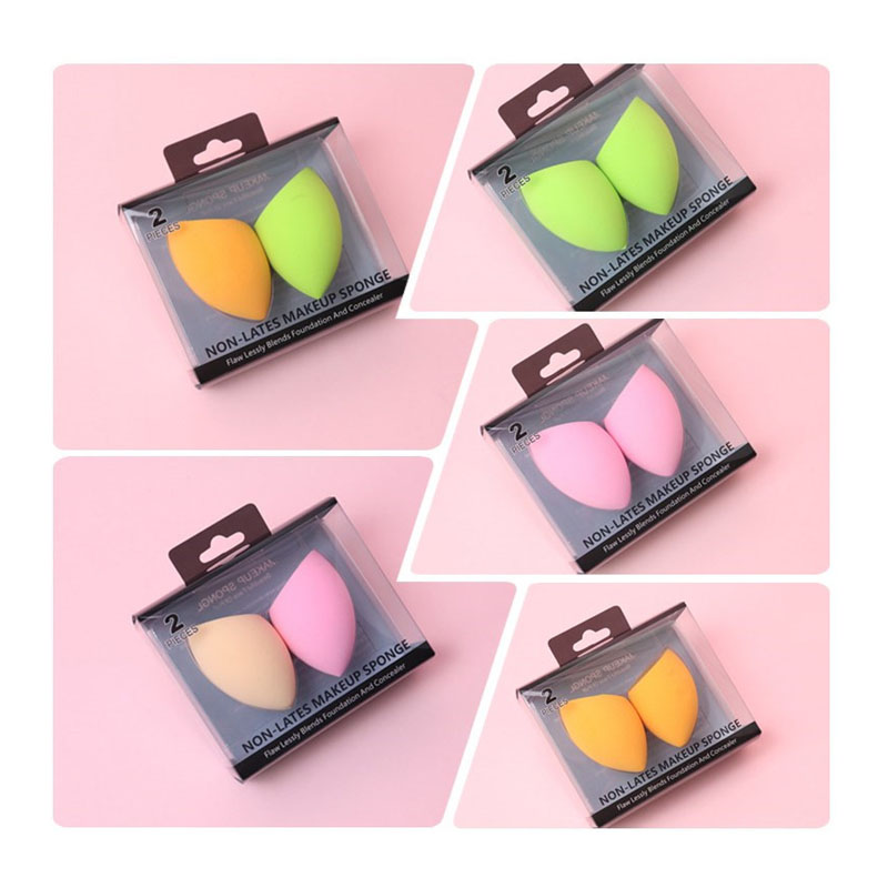 2 шт Макияж Блендер набор, кисточки для смешивания и нанесения Тональника, набор тональный крем для глаз уход за кожей лица порошок крем косметика макияж губки