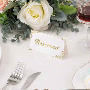 Carte de réservation de table personnalisée pour hôtel, en carton épais, pour spas, salons, restaurants, bons de réduction personnalisés - Product Image 1