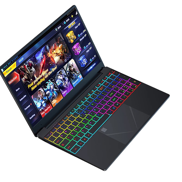 AMD Ryzen AI 9 HX 375 FP8 Custom Face Recognize 15.6inch FP8 Ultra Slim Ordinateur Portable Business/gaming Laptop for Tender