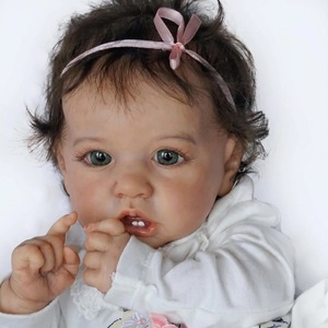 <span class=keywords><strong>Muñeca</strong></span> Bebé Reborn de <span class=keywords><strong>Silicona</strong></span> <span class=keywords><strong>Barata</strong></span> de 22 Pulgadas, Saskia, <span class=keywords><strong>Muñeca</strong></span> Realista de Vinilo de Cuerpo Completo para Niñas, 55 cm - Product Image 1