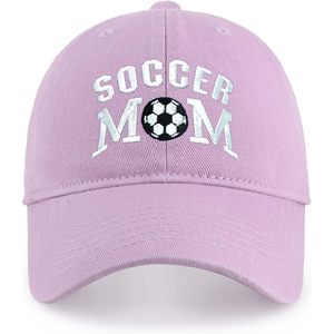 Soccer Mom <b>Baseball</b> <b>Cap</b> Embroidered Cotton Twill Unisex Hat For Women And Men - Product Image 1