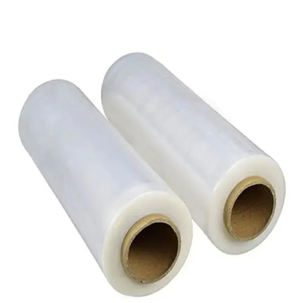 23 Micron Stretchfilm Stretch Foil Strechfolie Manual Biodegradable Lldpe Transparent Plastic Folie Rolls Stretch Film