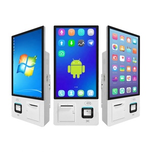 21.5 Inch Wall Mounted Order Payment Kiosk <b>Printer</b> A4 80mm QR Credit Card <b>Scanner</b> Service Kiosk Cashless Self Order Kiosk - Product Image 4