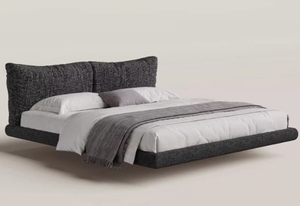 WL Golden Style Velvet Upholstery Oak Frame Box Spring Eco-Friendly Bunk <b>Bed</b> Simple Modern Detachable Master Bedroom Full-Size - Product Image 3
