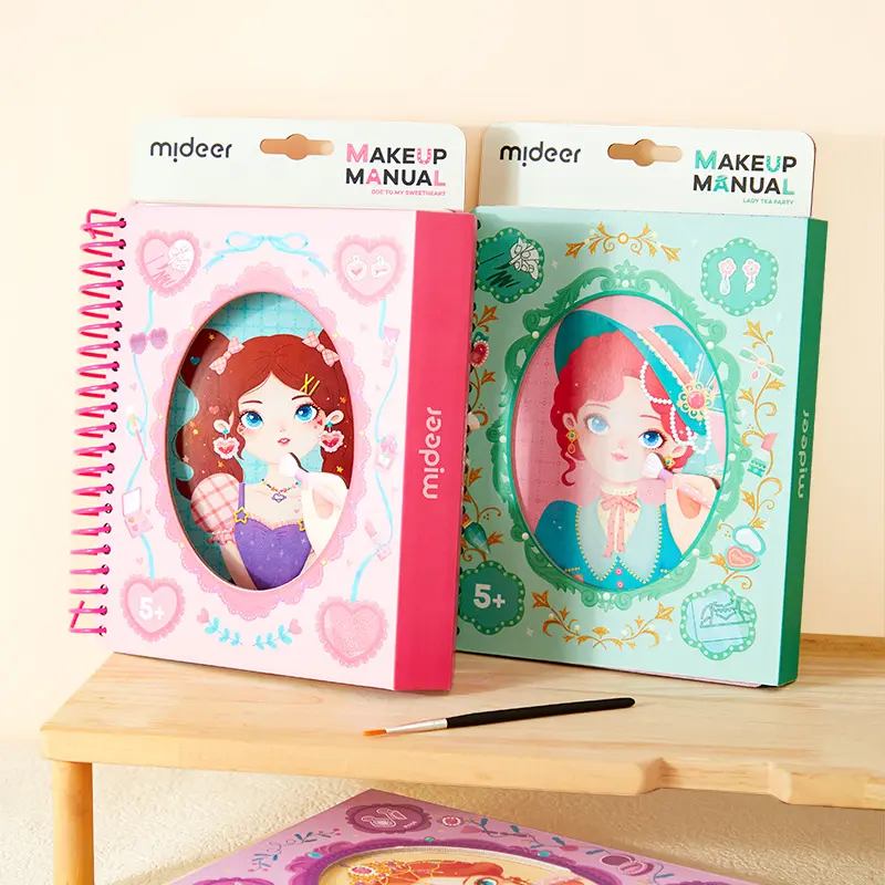 Livre de maquillage princesse fait à la main pour enfants Mideer fille de six ans-jouets éducatifs de beauté The Princess Ball