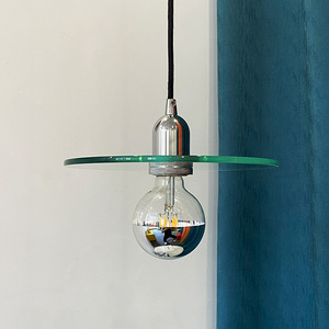 Modern Art Bauhaus-Style Prince Chandelier Antique <b>Chrome</b> Glass Lamp for Dining Room Bar Counter Bedroom-Available Middle Size - Product Image 2