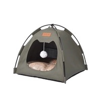 Tente-niche pour animaux de compagnie, quatre saisons, universelle, fermée, détachable, portable, pliable, imperméable, respirante, pare-soleil, pour chat et chien