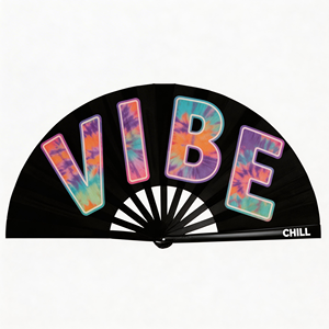 Abanico Plegable Grande Personalizado con Diseño de Arcoíris para el Orgullo, Abanico Plegable para el Desfile del Orgullo - Product Image 1