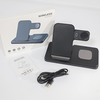 Vente en gros de supports de charge multifonctions 15W chargeur sans fil magnétique 3 en 1 pour iphone iwatch air pods charge