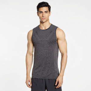 Camiseta sin Mangas Casual para Hombre, Transpirable y Cómoda, Tejido de Punto para Uso Activo o de Ocio, Sensación Suave, Ajuste Elástico - Product Image 1