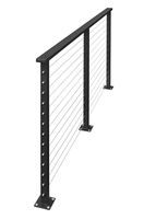 Accessoires de garde-corps modernes en fil métallique, vente en gros d'usine, acier inoxydable de haute qualité, finition satinée/miroir, câble pour garde-corps d'escalier