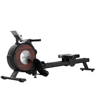 Máquina de Remo Magnética para el Hogar, Entrenador de Fitness Aeróbico Interior, Máquina de Remo Inteligente Plegable, Ejercicio para Quemar Grasa
