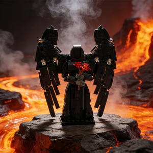 ตัวต่อเลโก้พลาสติกแบบพกพา รุ่น Black Devil ยอดนิยมขายดีข้ามประเทศ ของเล่นประกอบรูปดอกไม้สุดฮิต สำหรับเด็กอายุ 14 ปีขึ้นไป - Product Image 3