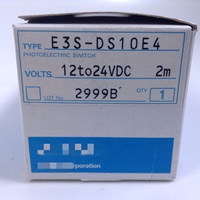 Capteur photoélectrique E3S-DS10E4, portée de détection de 10 m pour la détection d'objets industriels