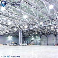 Componentes de Estructura Prefabricada Resistentes a la Carga de Nieve, Puerta Corredera Eléctrica de Gran Tamaño para la Construcción de Hangares de Aviones