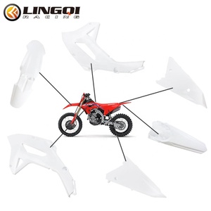 LINGQI CRF450 Kit complet de carénage en plastique pour carrosserie avant arrière Garde-boue Panneau latéral pour moto <span class=keywords><strong>Crf</strong></span> <span class=keywords><strong>450</strong></span> 2022 - Product Image 5
