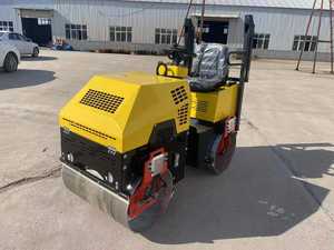 Rodillo Compactador Vibratorio de Doble Tambor para Asfalto Profesional, Compactador de Suelo con Motor de 5.5HP, Sistema Totalmente Hidráulico, Confiable - Product Image 2