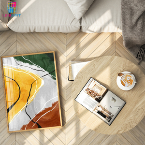 UNIART lukisan dekoratif abstrak Modern, seni dinding latar belakang Sofa minimalis Nordik, lukisan untuk ruang tamu - Product Image 6