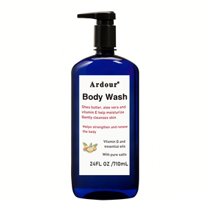 Private Label Whitening Body Wash Natural Brightening Body Wash Cherry Perfume Tea Tree Body Wash Moisturizing Scrub <b>Shower</b> Gel - Product Image 5