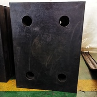 Coussinet de roulement en caoutchouc Isolation des vibrations Bloc d'amortissement en caoutchouc pour pont
