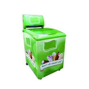 <span class=keywords><strong>Mini</strong></span> <span class=keywords><strong>congélateur</strong></span> à glace <span class=keywords><strong>horizontal</strong></span>, SD-158Y 12v 220V, porte en verre ouverte - Product Image 6