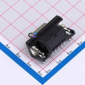 D-SUB-DR-9PCM-CB D-Sub/VGA Connector Bent Lead Through Hole Connector Female 9P Right Angle Insert 2 - Product Image 2