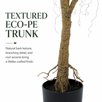 Ficus artificiel hyper-réaliste 160 cm, résistant aux UV, ignifuge, emballage KD, designs personnalisés, directement de l'usine, OEM ODM