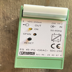 Fuente de Alimentación de Contacto 2940676 para el <span class=keywords><strong>Ejemplo</strong></span> 45-ps-230ac/5dwbrc/250 - Product Image 1