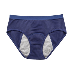 <strong>Plus</strong> <strong>Size</strong> <strong>Period</strong> Underwear for Women High Waist Leakproof <strong>Panties</strong> with Breathable Design Front/Back Protection for Heavy Flow - Product Image 1