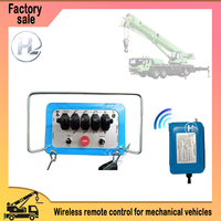 Télécommande sans fil pour grue de camion et véhicules mécaniques 433 MHz Étanche 1 an Plastique (Modèle bleu clair LBNP-TMLM)