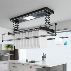 Tendedero Telescópico para Balcón con Control Remoto y Calefacción, Tendedero Eléctrico Interior para Uso Doméstico - Product Image 1