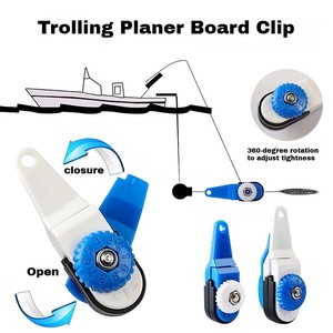Clip di rilascio per traina a forte tensione, clip a scatto per planer board caricata a molla per pesca dalla barca in alto mare - Product Image 4