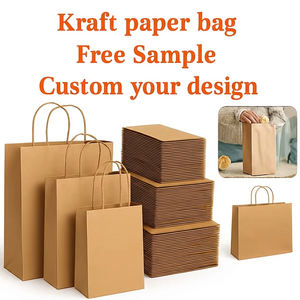 Votre propre logo Livraison de nourriture Sacs de boulangerie en papier kraft Sacs en papier à emporter pour emballage alimentaire - Product Image 2