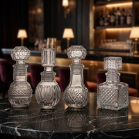 Botol Dekanter Kaca Kristal 50ml Harga Murah Buatan Jiangsu Dengan Cetak Sablon Untuk Wine & Mini Whiskey
